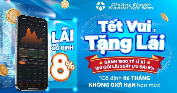 Chứng khoán Yuanta Việt Nam triển khai chương trình đón Tết với margin chỉ 8%